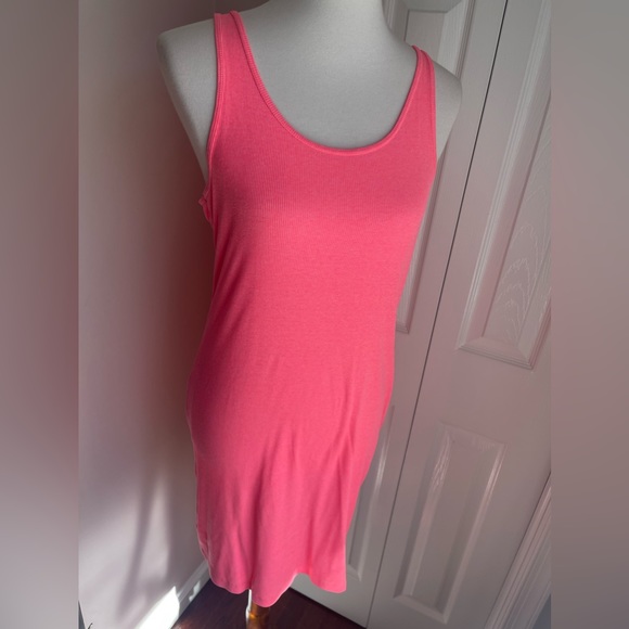 Neon Pink Bodycon Dress - Picture 2 of 2